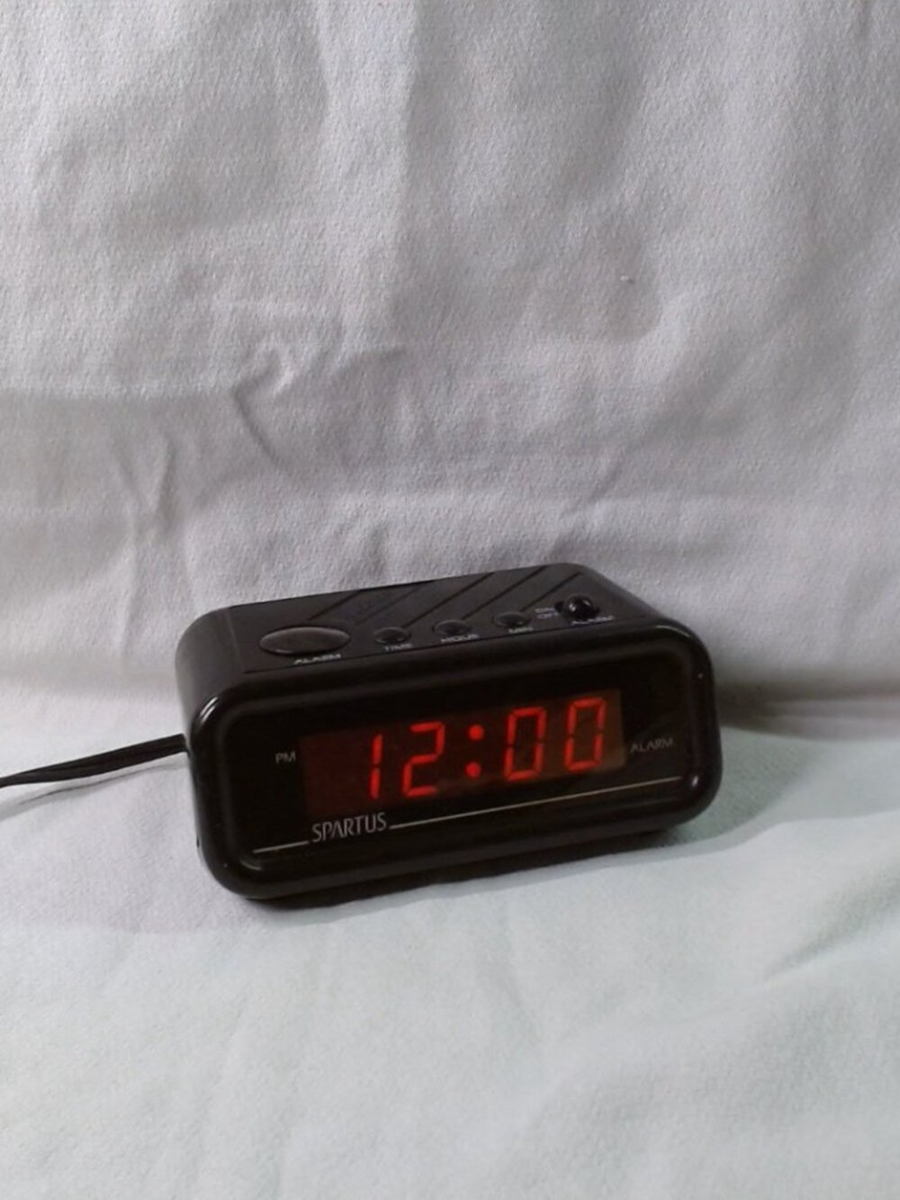 Vintage Spartus Digital Alarm Clock Model No. 1146 / Tested & Working